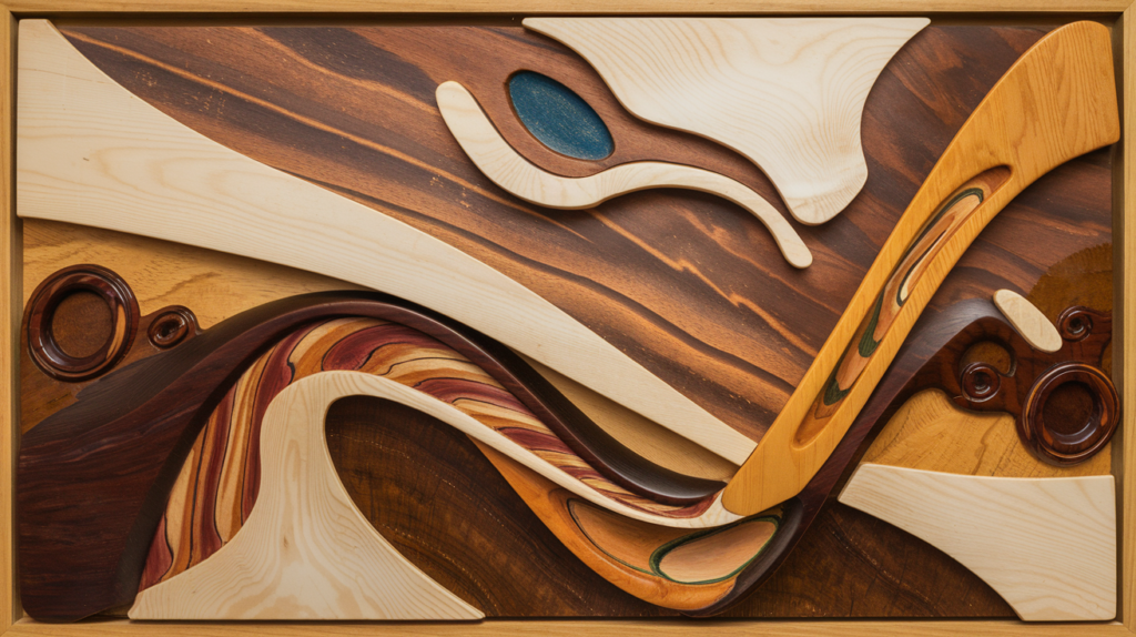 Abstract Wooden Wall Art