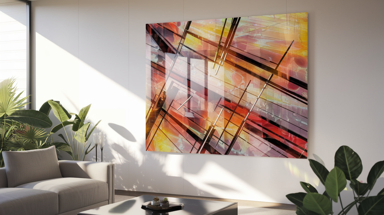 glass wall art