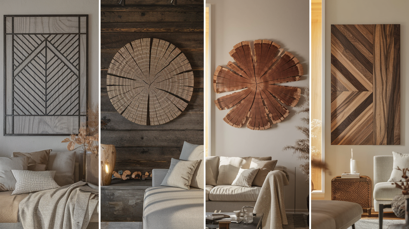 creative wood wall art ideas